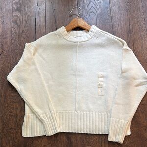 A New Day Cream Crew Neck Sweater Knit